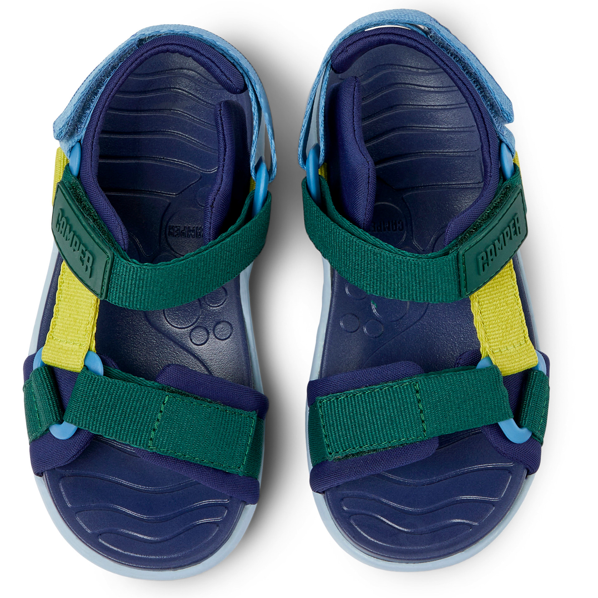 Sandalias - CAMPER Wous - Multicolor - Textil técnico (poliéster reciclado)