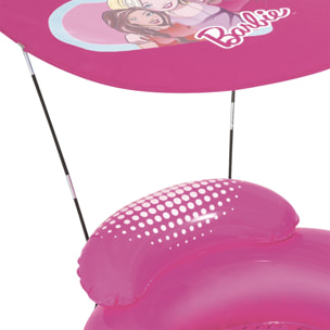 BARBIE SET DI DUE MATERASSI INFLABILI CON OMBRELLONE SPORTY GIRL 178X170CM ETÀ 4-10 ANNI