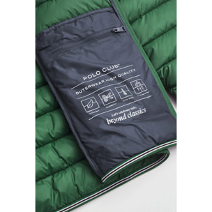 Chaqueta Chuck Embroidery verde botella con logo Rigby Go