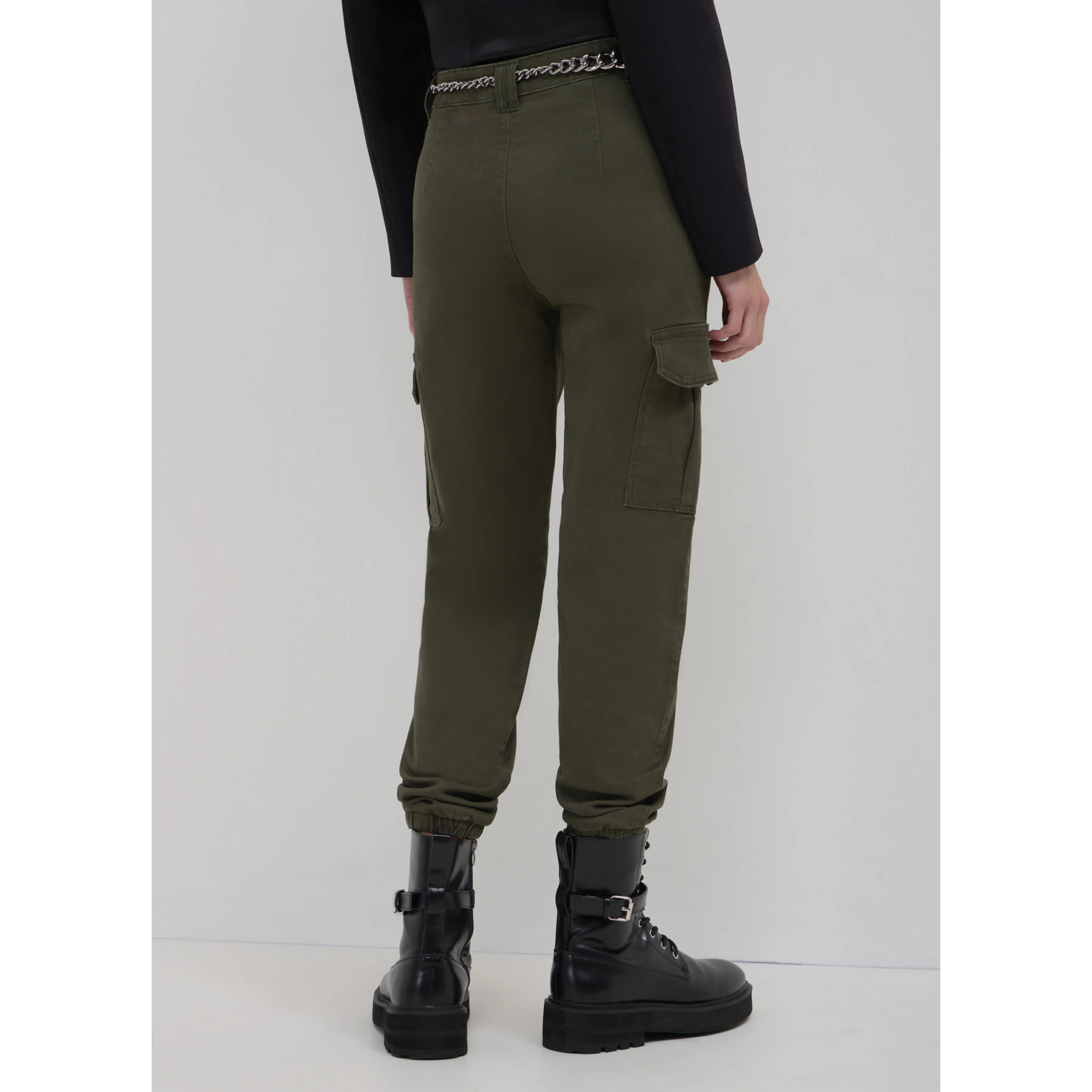 Pantalone cargo in cotone