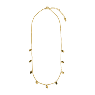 Collar acabado en oro amarillo de 18k