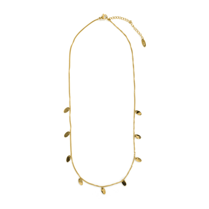 Collar acabado en oro amarillo de 18k
