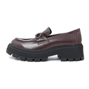 Mocassini Donna colore Bordeaux