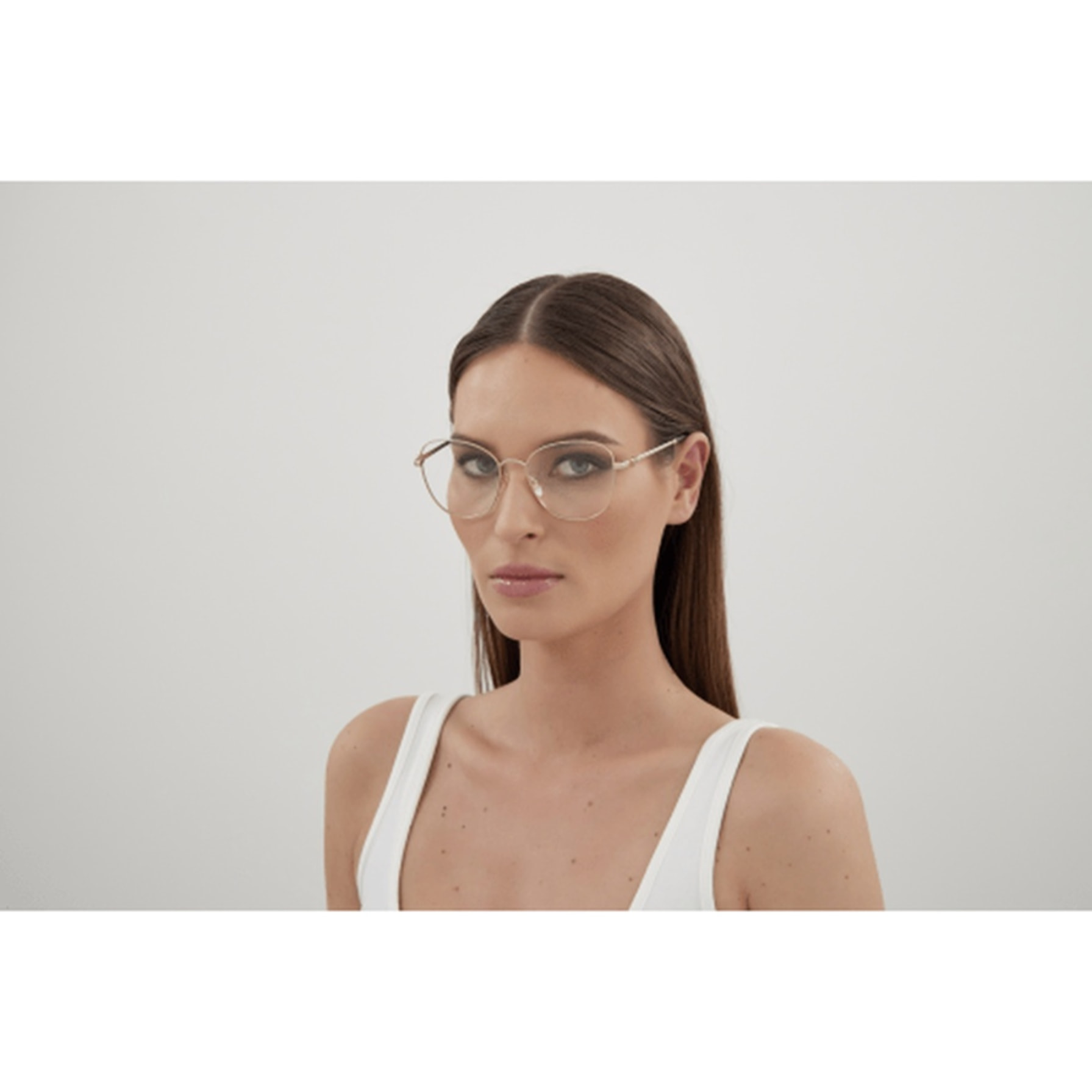 Gafas de Vista Gucci GG1418O-001 de Metal Mujer 55 mm