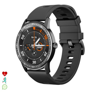 Smartwatch Q669 con misuratore di pressione sanguigna e O2 Batteria a lunga durata, varie modalità sport, notifiche app.