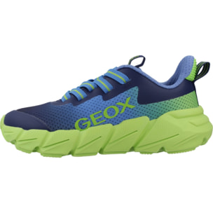 Zapatillas Niño de la marca GEOX  modelo J FLEXYPER FAST BOY AZUL