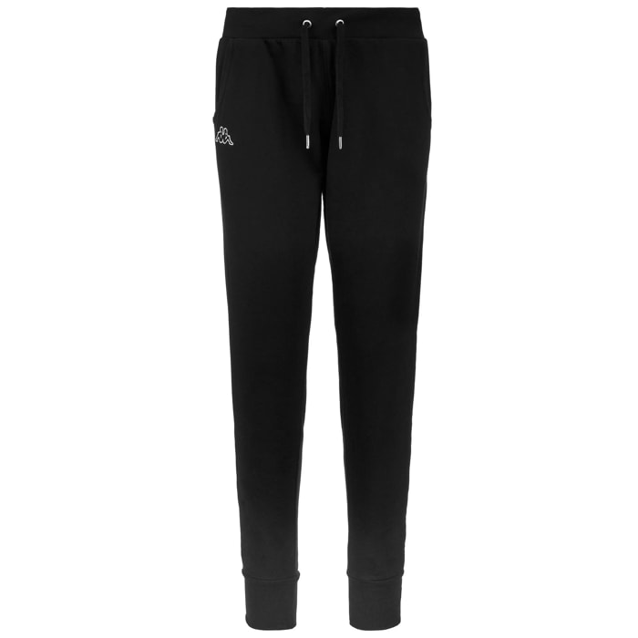 Kappa Pantaloni SPORT TROUSERS LOGO ZALIA Nero