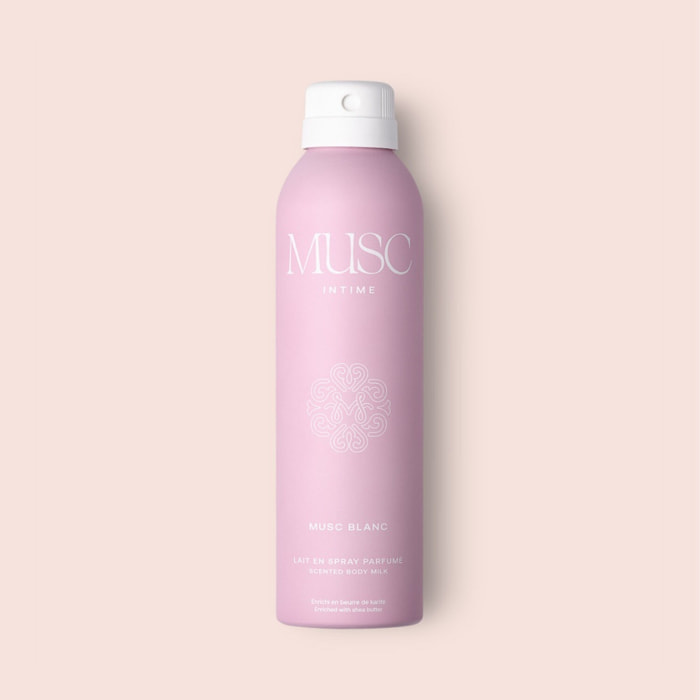 Musc Blanc - Lait Corps Parfumé en Spray