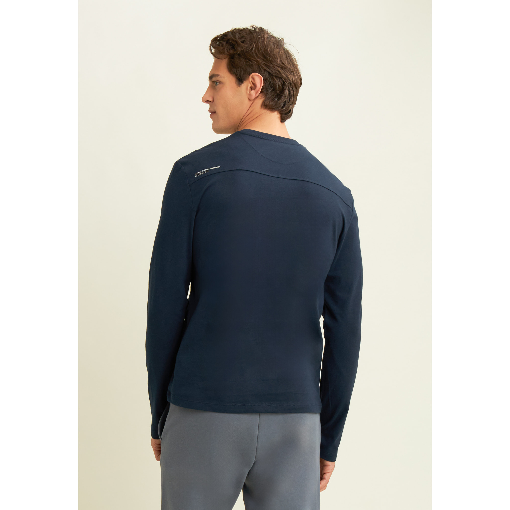 T-shirt manica lunga con stampa 1976