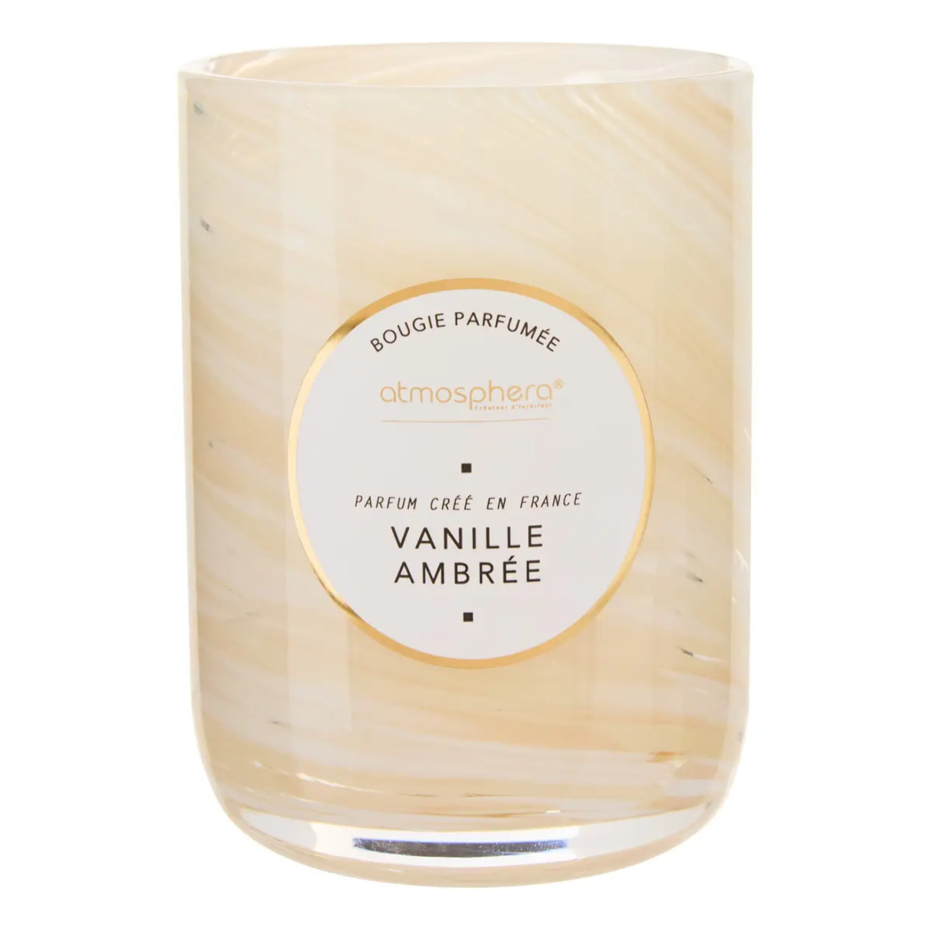 Bougie parfumée 275g Wavy Vanille ambrée