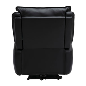 Fauteuil relax électrique noir RACHEL