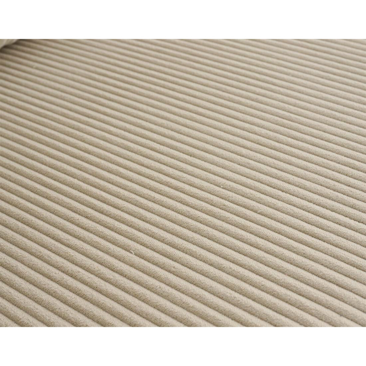 Elton - canapé 3 places convertible avec coffre en velours côtelé - Beige