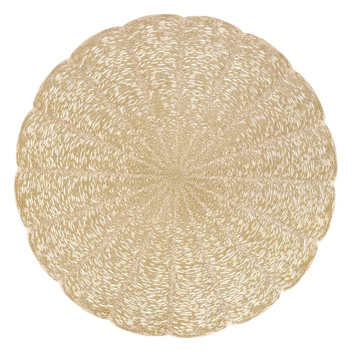 Set de table Nest rond D.38cm doré