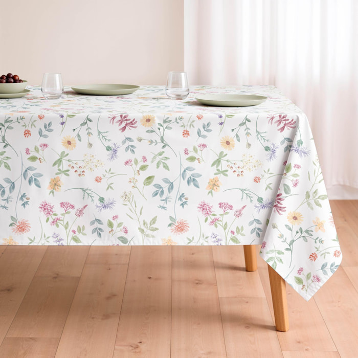 Mantel estampado antimanchas ILMA MULTICOLOR