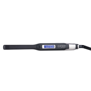 Fer à lisser platinum volume flat iron id - noir et plaque miroir coloris argenté - 48w