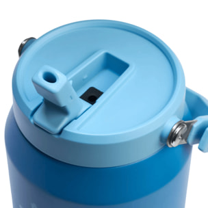 Botella de agua Isotermica - 1,90L - ICEFLOW™ FLIP STRAW 2.0 JUG - Azure
