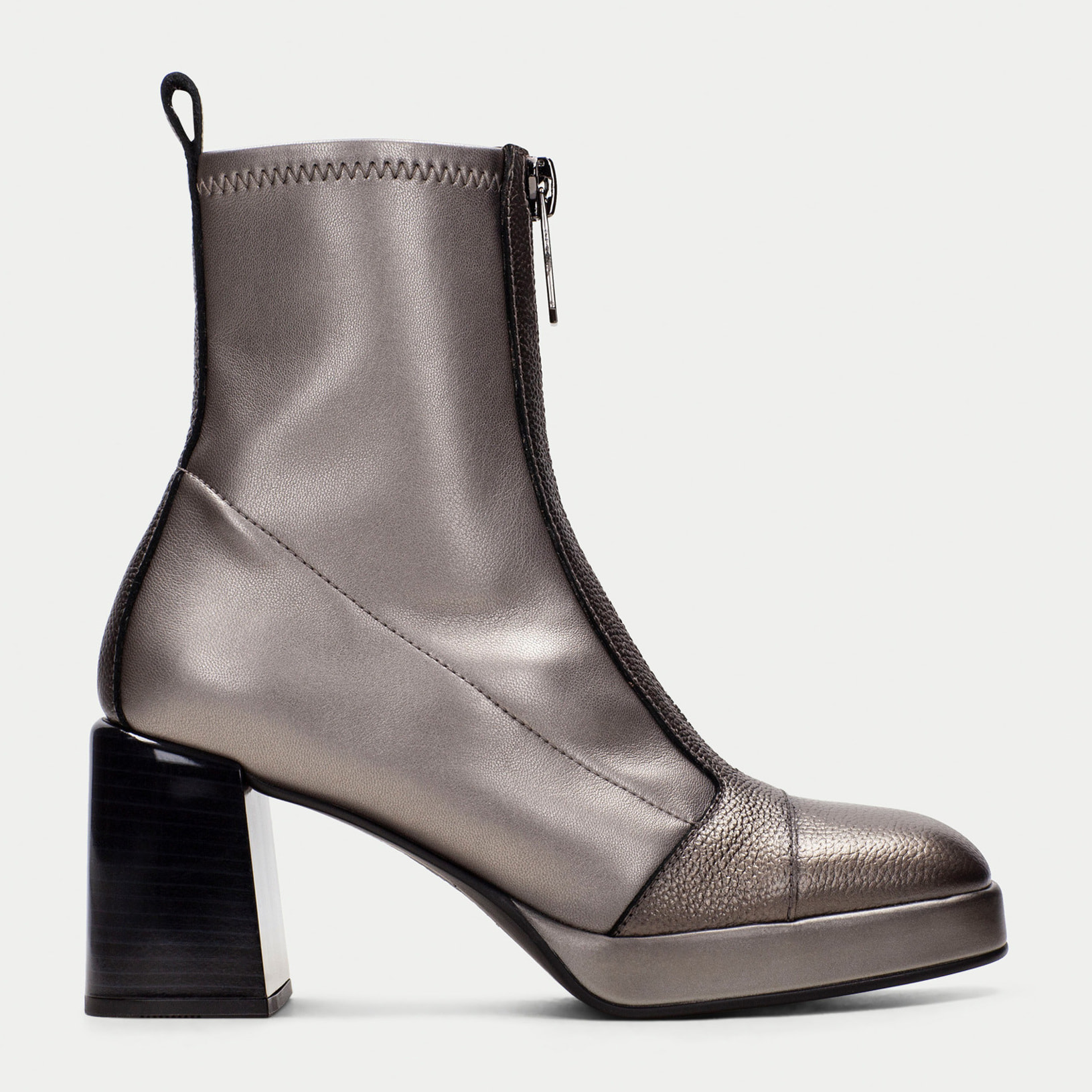 Botin Tokio Acero estaño 7 cm