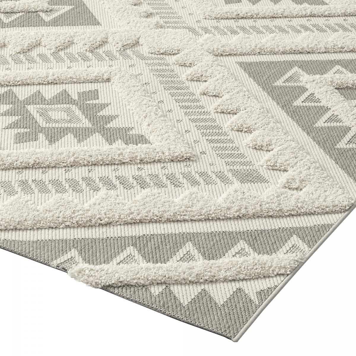 Tapis salon et chambre tissé motif ethnique NEJU