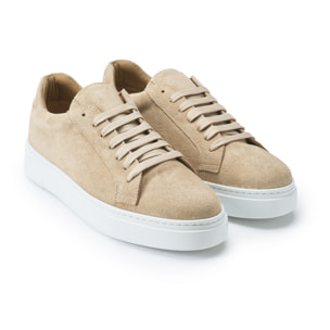 Sneaker British Passport Beige