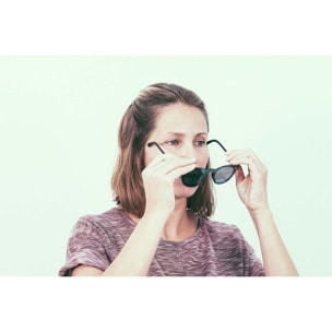 Gafas de sol PALO ALTO RIGA - Negro mate / Plana azul revo