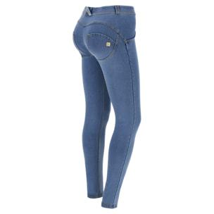 Jeggings push up WR.UP® skinny in cotone organico