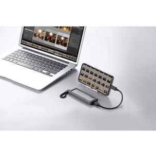 Disque dur SSD externe LEXAR 2To Finition alu + Rugged Bumper