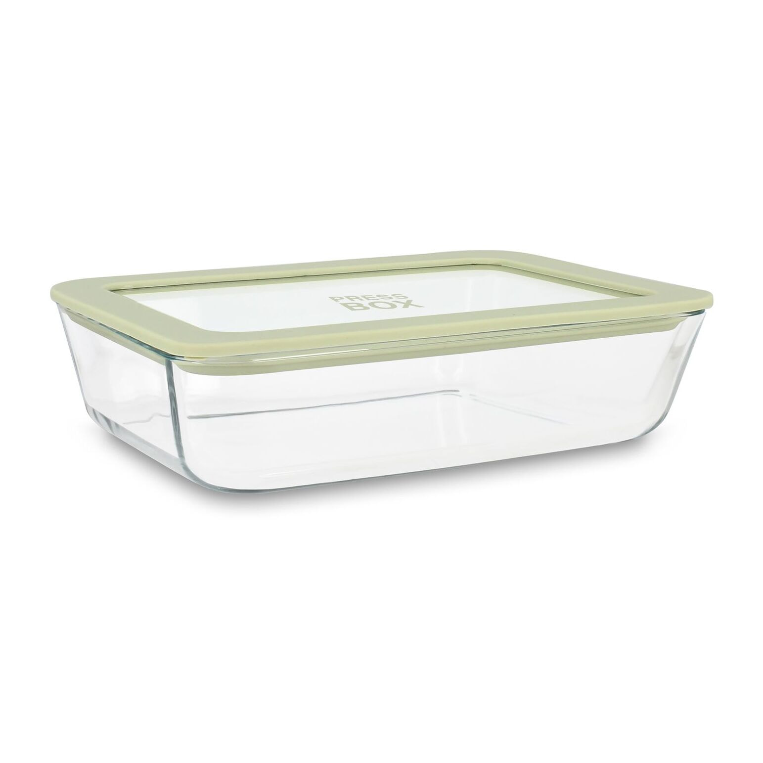 Boîte hermétique rectangulaire verte 820ml PRESSBOX