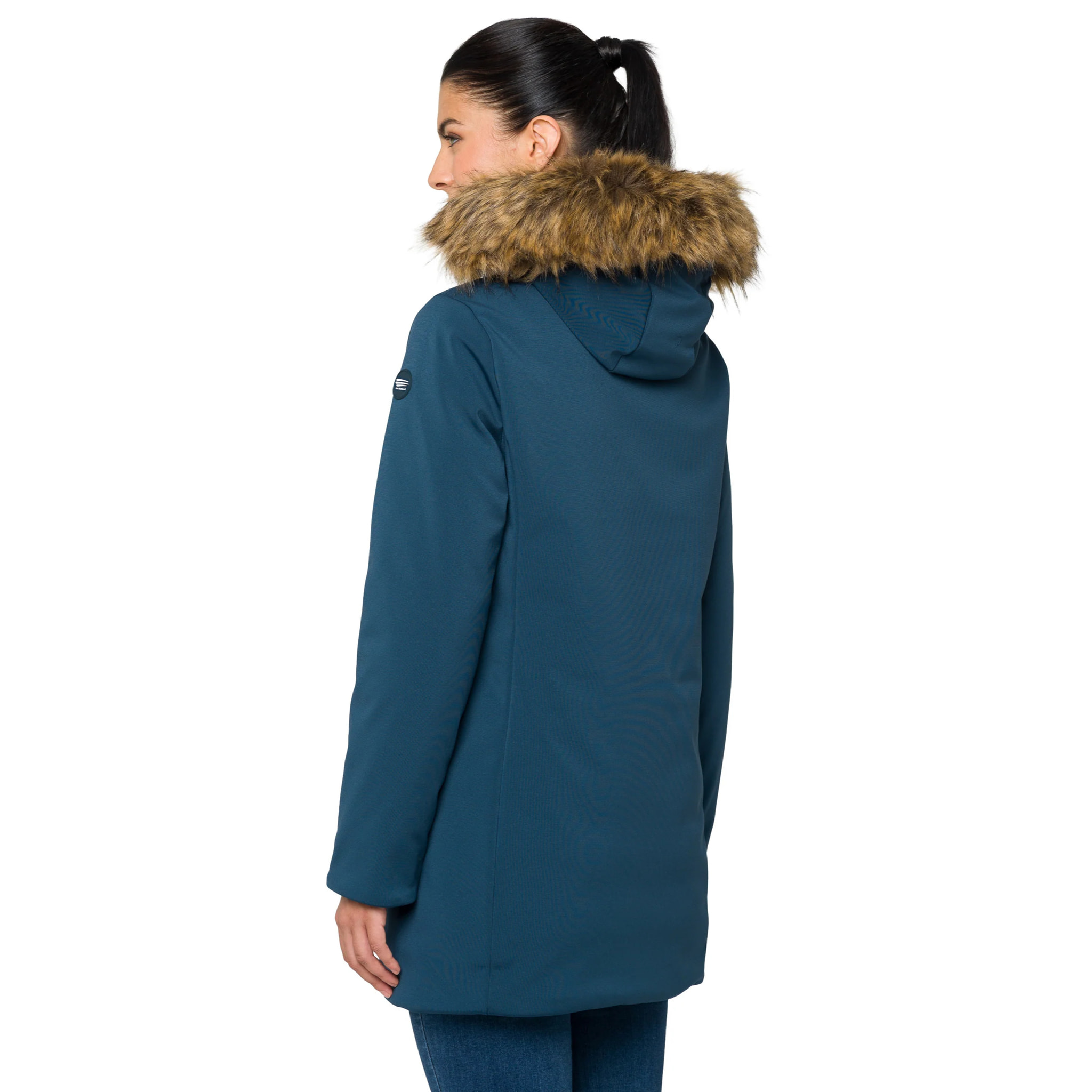 Parka DAHLIA imbottito impermeabile blu chiaro