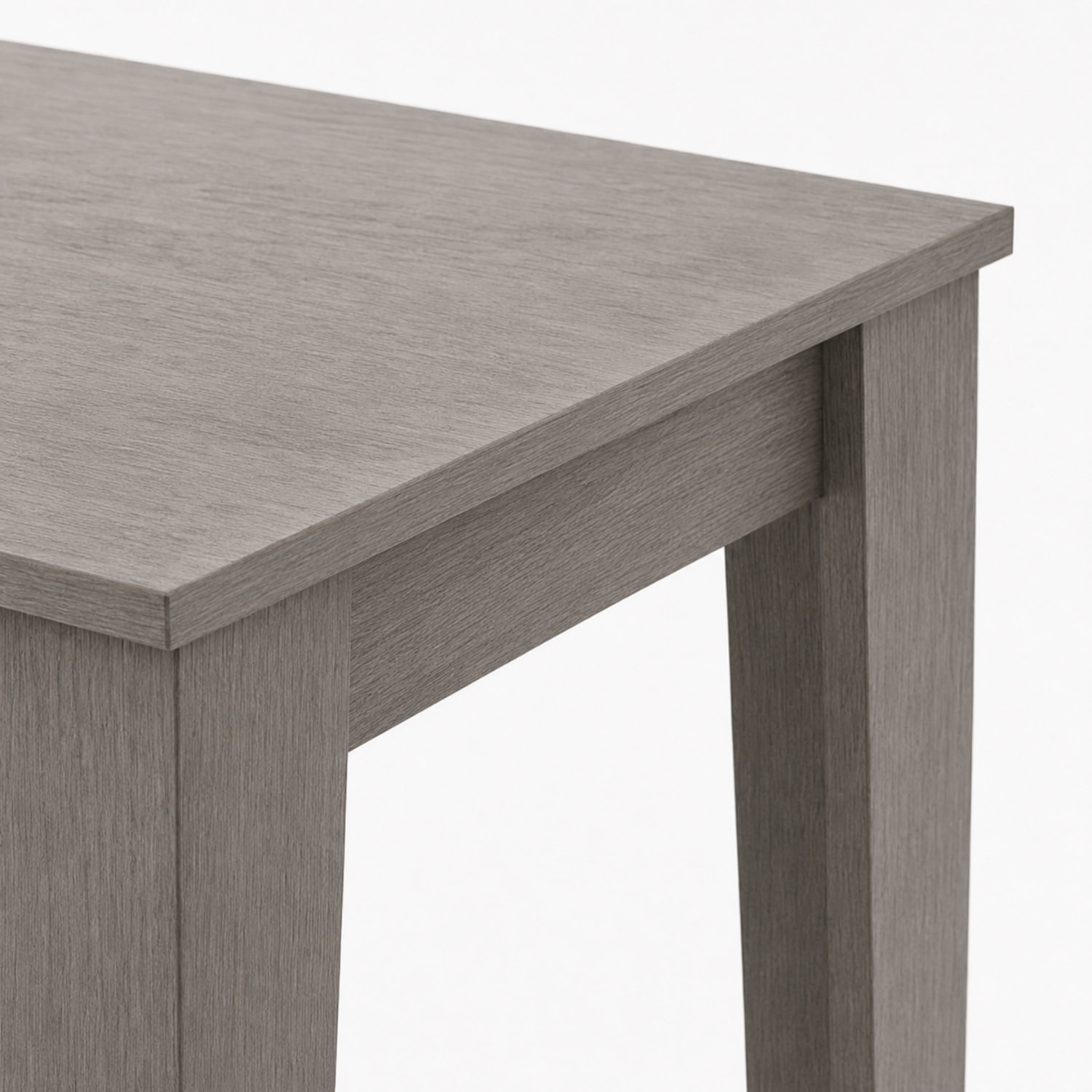 Tavolo da Pranzo Allungabile Da 160 A 220 Cm Gambe a Spillo Design Moderno 10 Posti Melaminico Estensibile Guide In Metallo Salotto Soggiorno Grigio