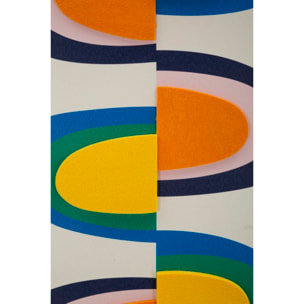 STAMPA SU TELA POP ART C/CORNICE -A- CM 50X3,3X70