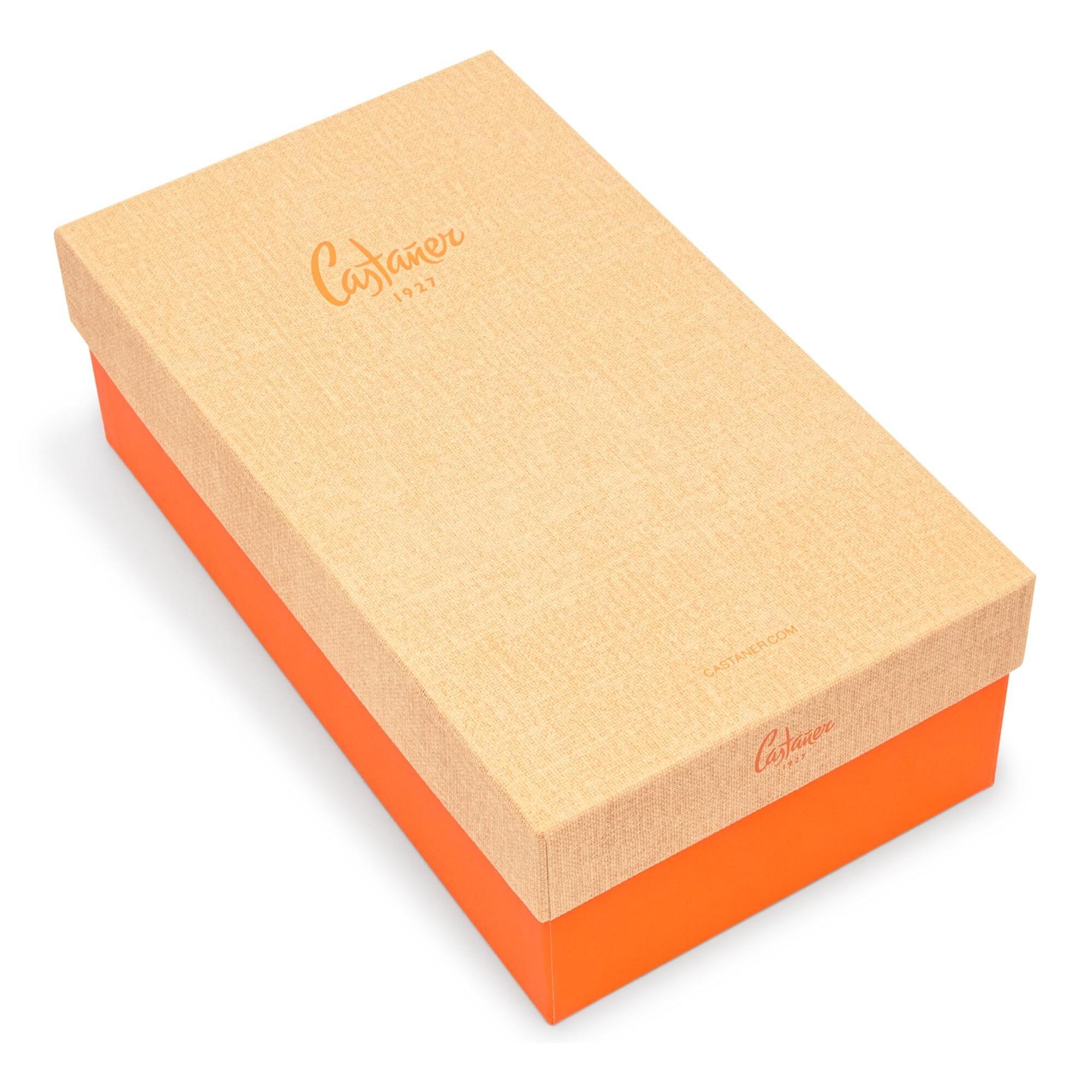 Alpargatas de cuña de mujer Careen en goma eva natural y sostenible con cierre de cintas