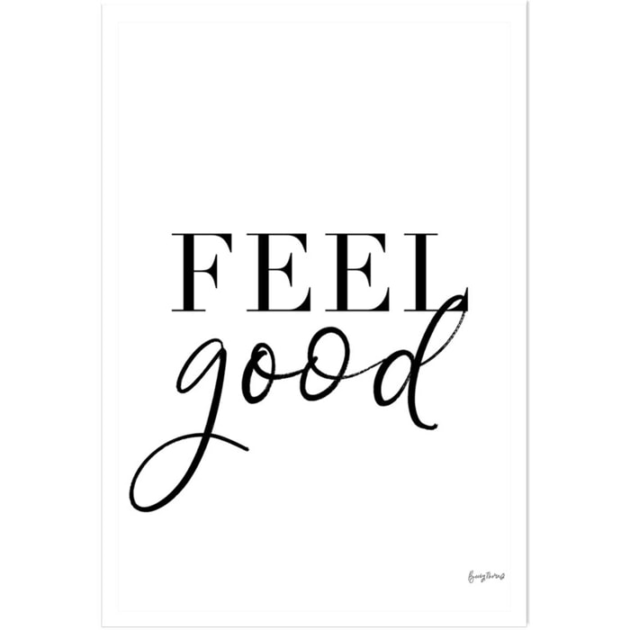 Poster feel good Affiche seule