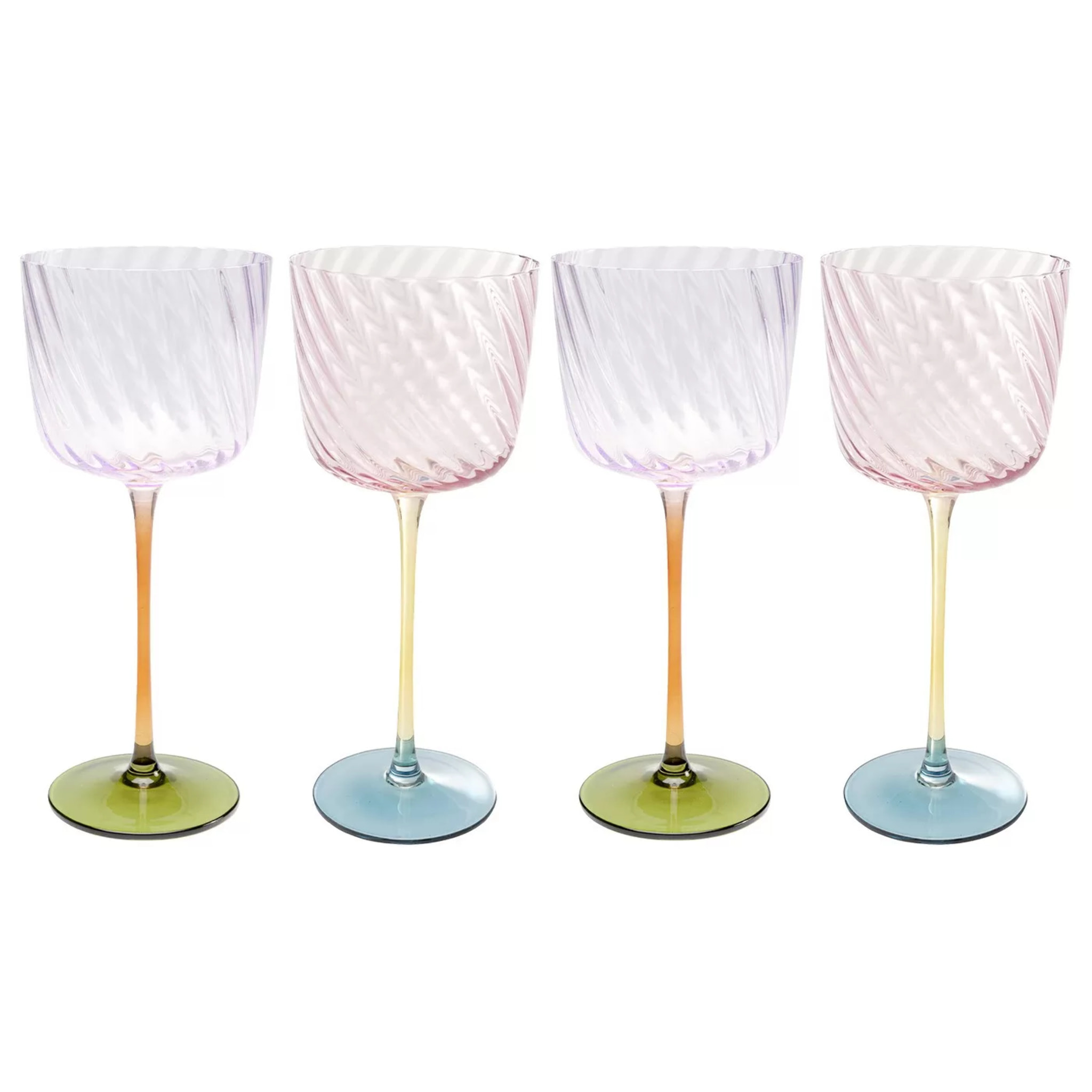 Verres à vin Twist set de 4 Kare Design