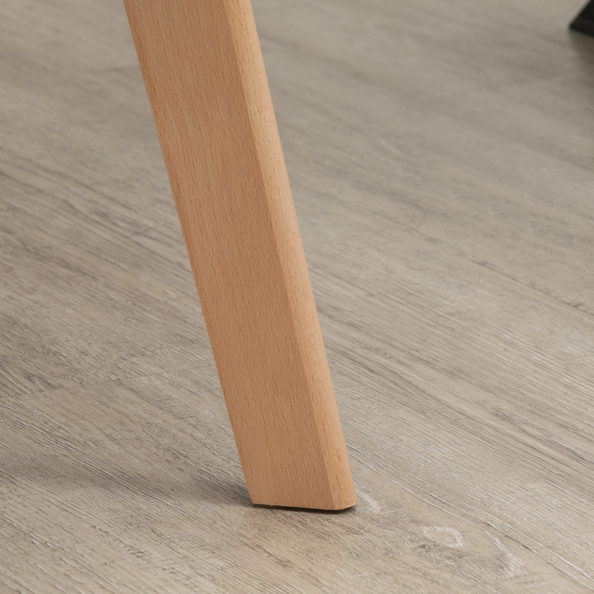 Juego de 2 Sillas de Comedor Modernas Tapizado en Terciopelo 54x57x80 cm Negro