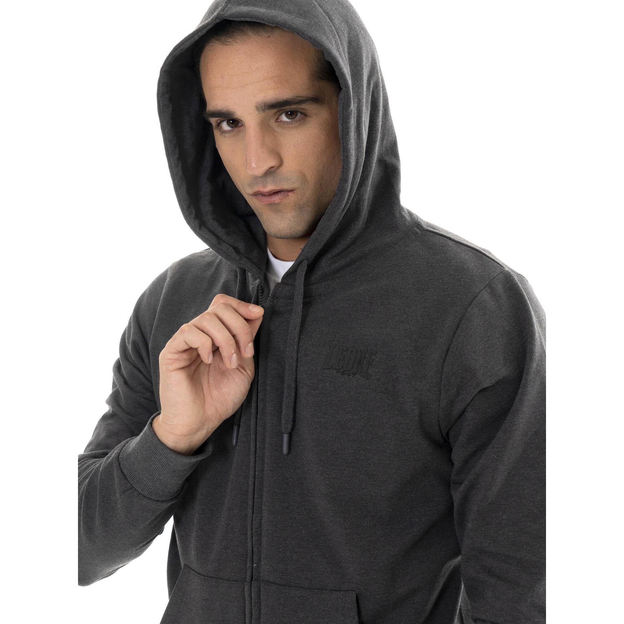 Sudadera de invierno para hombre con capucha y cremallera 'Basic'