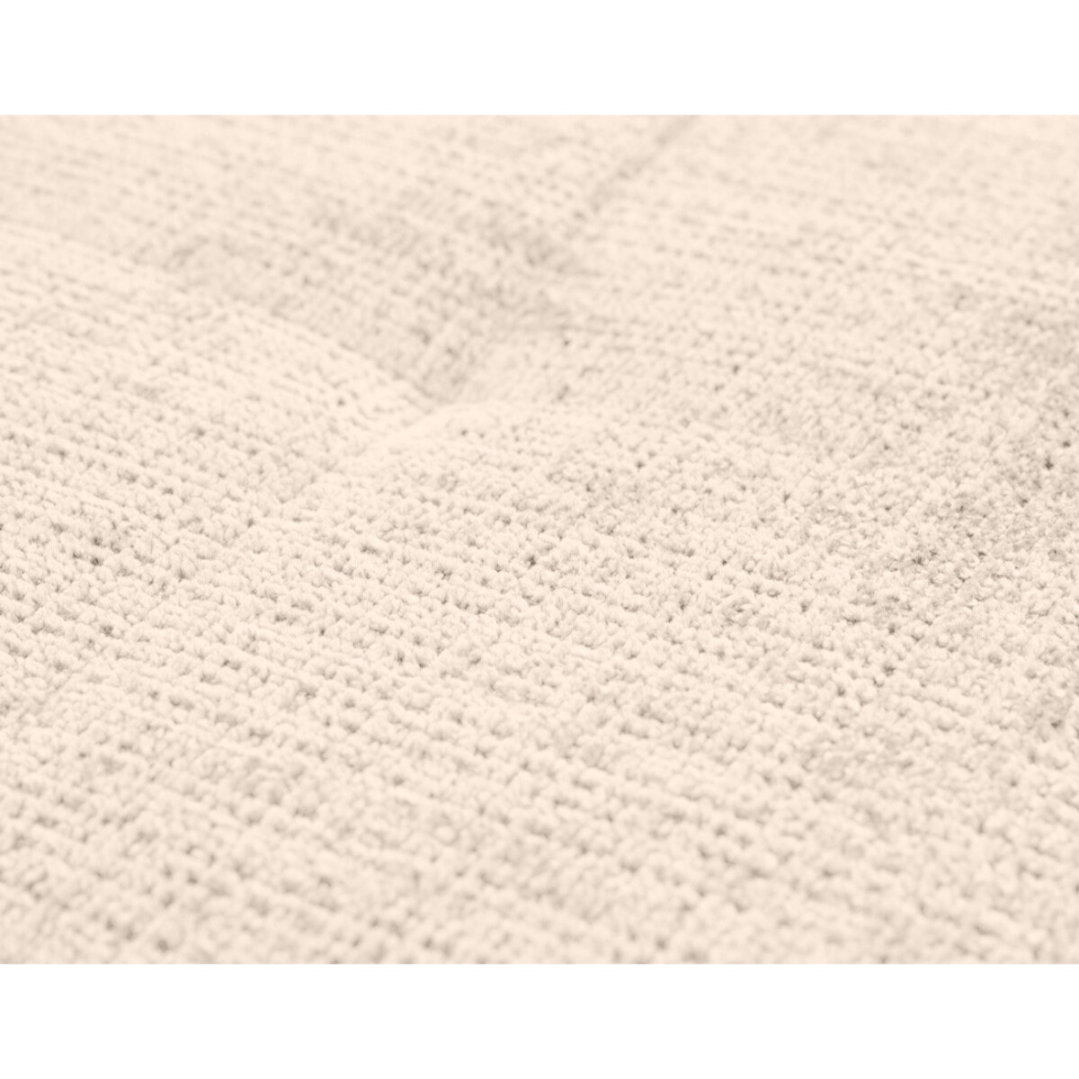 Rune - canapé droit 2 places en velours texturé - Beige