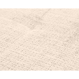 Rune - canapé droit 2 places en velours texturé - Beige