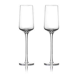 Set de 2 verres de champagne Rocks 23 cl