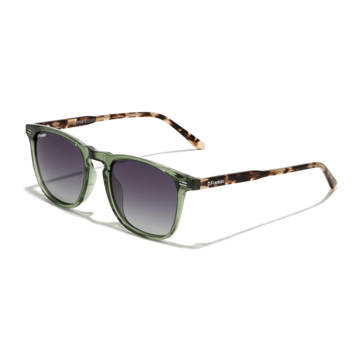 Gafas De Sol D. Franklin Ultra Light SQ Med Crystal   Grad Smoke