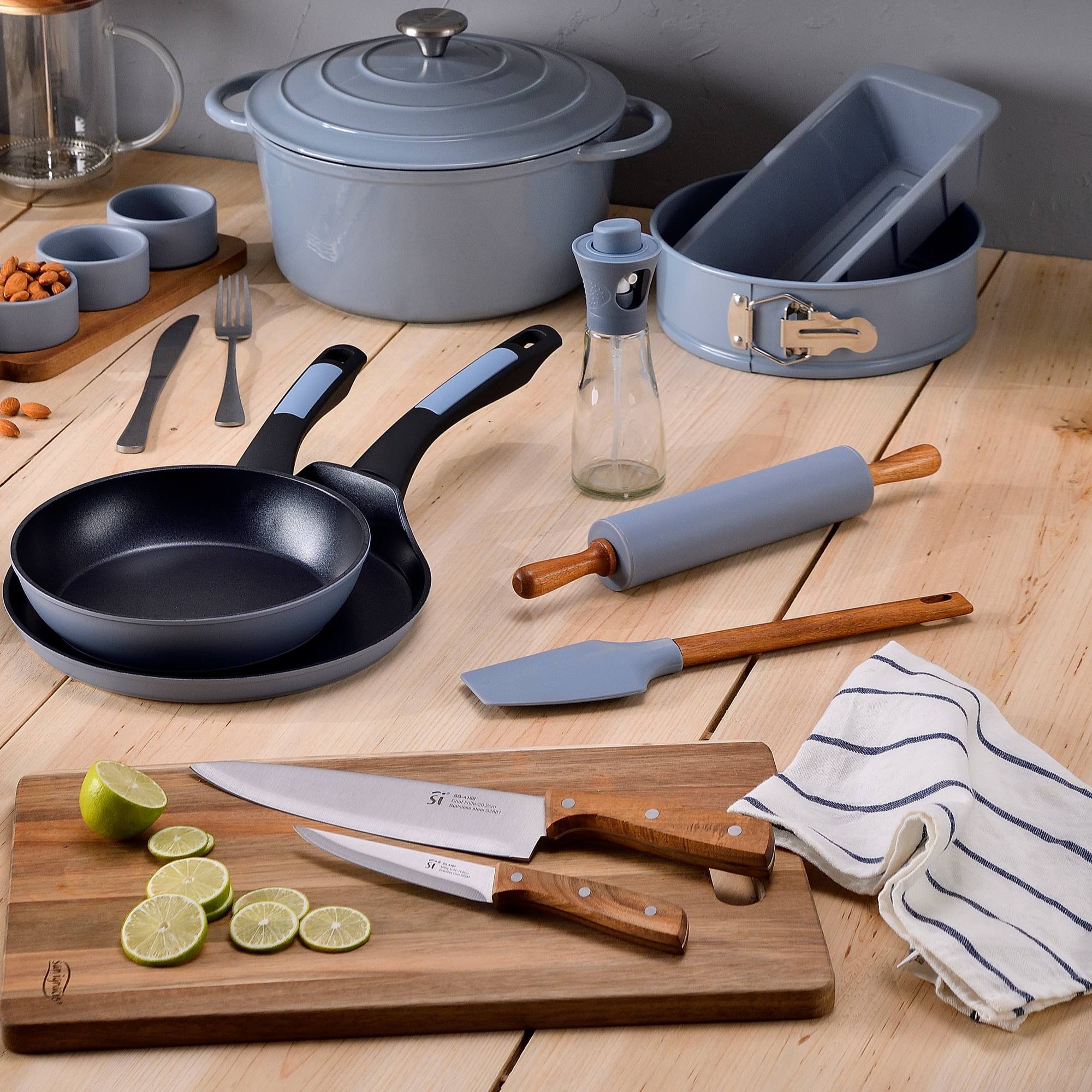 Molde de silicona para pan azul de ø24,5x13x6cm san ignacio