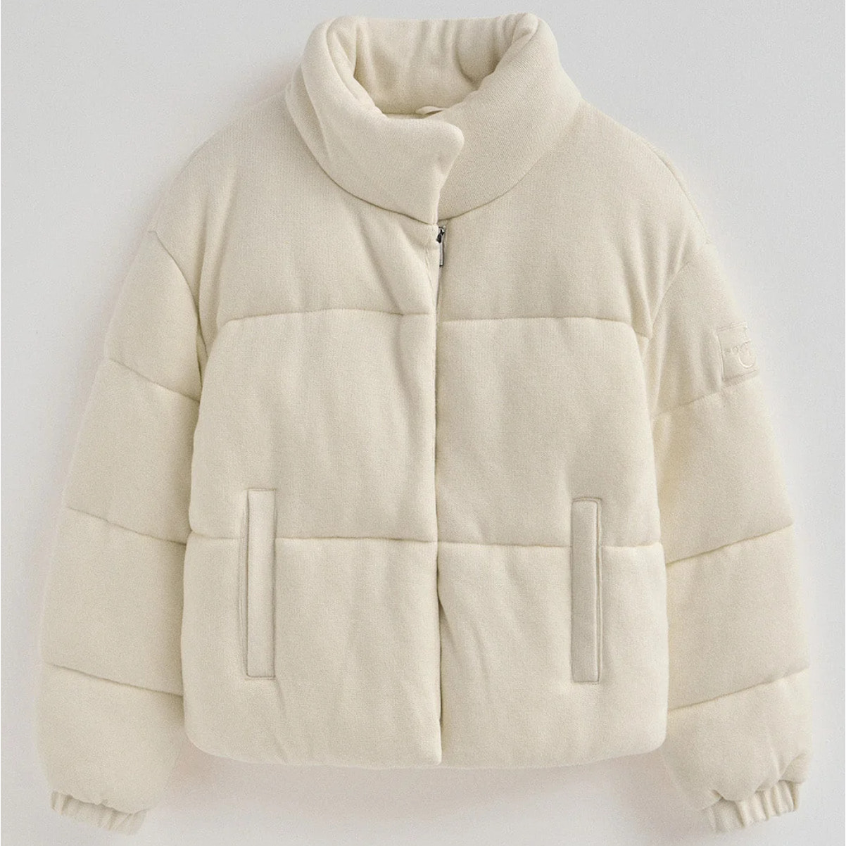 Chaqueta Lizzie color crudo con logo Polo Club