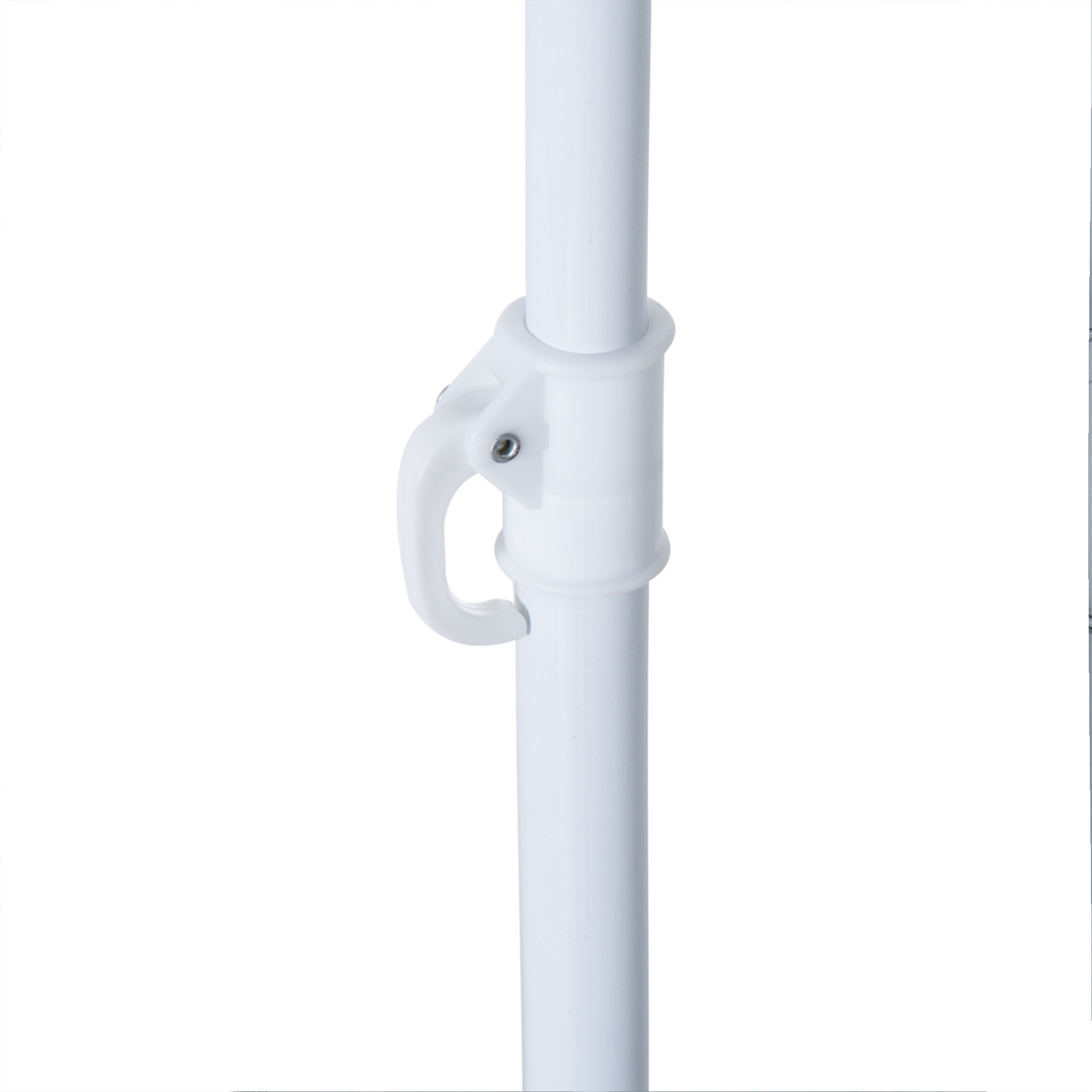 Sombrilla de Playa con Panel Lateral Ø220x220 cm Parasol para Terraza con Apertura Manual 8 Varillas de Acero y Bolsa de Transporte para Jardín Piscina Verde