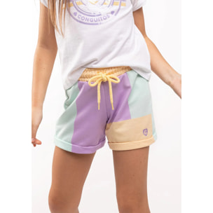 Short Deportivo De Niña En Multicolor