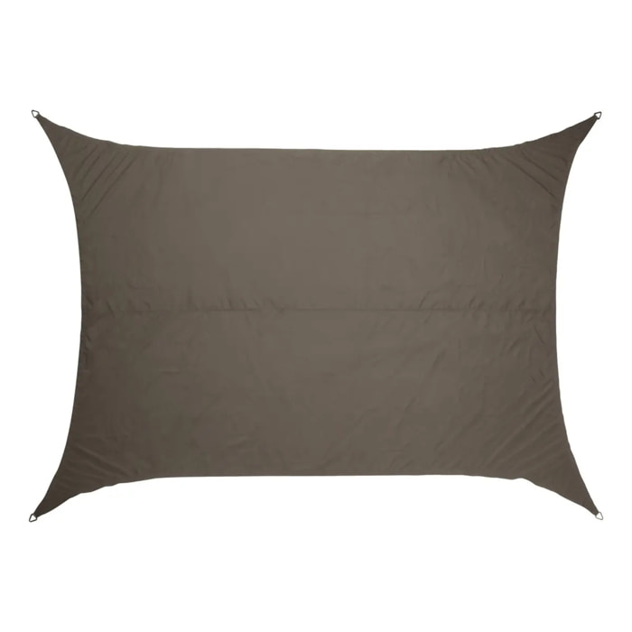 Voile d'ombrage Elyora 4x3m gris ardoise