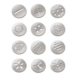 Presse-biscuit et 12 disques de motifs Dr.Oetker Baker Edition