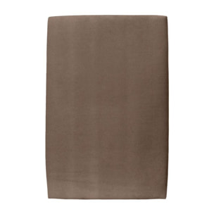 Lit avec tête de lit tapissée velours et sommier kit Ep14