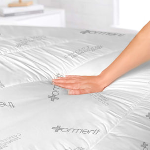 TOPPER TRAPUNTATO THERMOCONTROL CON ELASTICI - Made in Italy