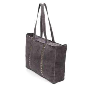 Alonte bolso de hombro mujer. Piel auténtica Gamuza.