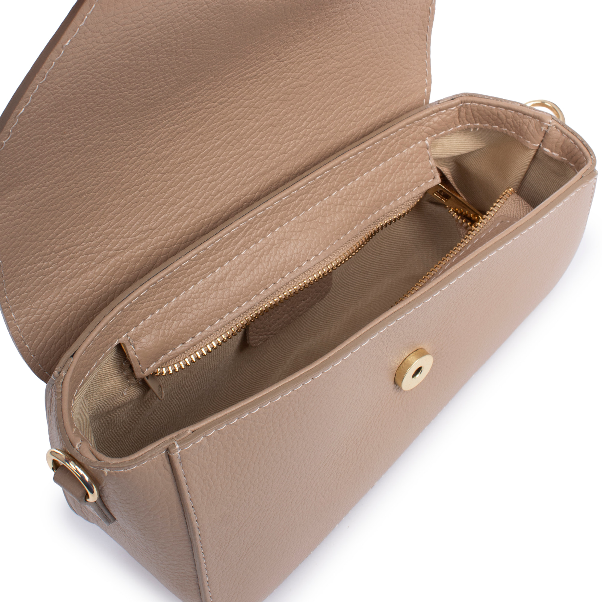 Barzago Borsa a spalla Donna. Pelle autentica Dollaro