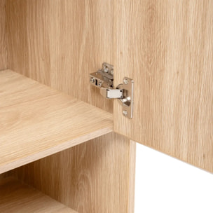 Meuble sous-lavabo Abana 2 portes bois clair